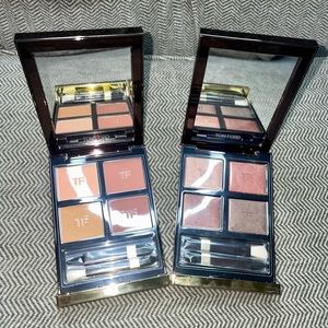 2 Sets Tom Ford Eye Color Eyeshadow Quad - 29 DESERT FOX & 03 BODY HEAT New